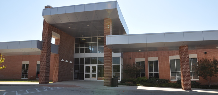 Meadows Elementary School front entrance 